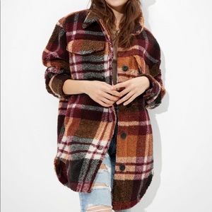 NWT American Eagle oversized Sherpa Jacket